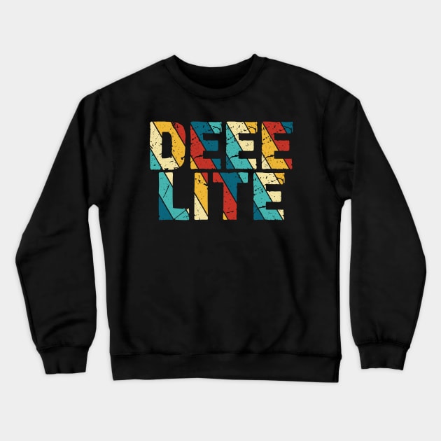 Retro Color - Deee Lite Crewneck Sweatshirt by Arestration